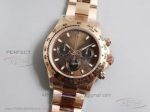 JH Factory Swiss Grade Rolex Cosmograph Daytona 116505 Chocolate Dial - 40 MM 4130 Automatic Watch